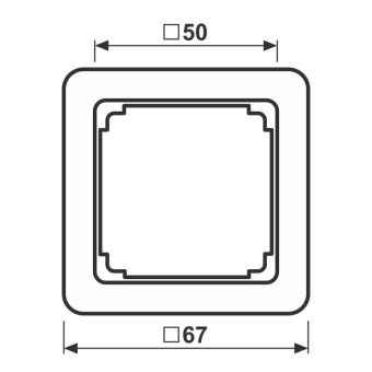 JG Zwischenrahmen schwarz       CD590ZSW 