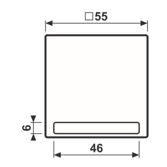 Jung Wippe f.Schalter/Taster  A590BFNAMO 