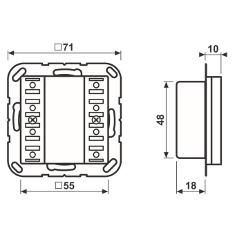 JG KNX Tastsensor-Modul         A5074TSM 