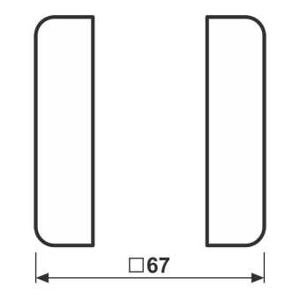 JG Tastensatz komplett 1fach  CD501TSAWW 