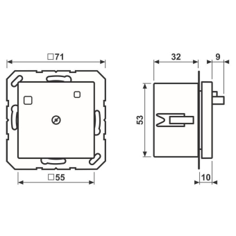 Jung FI-Schutzschalter 30mA   A5530FIBWW 