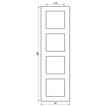 Jung Rahmen A 550             A5584BFSWM 