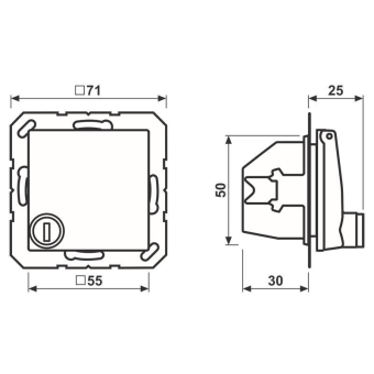 JG SCHUKO Steckdose     AS1520BFKLSLWW 