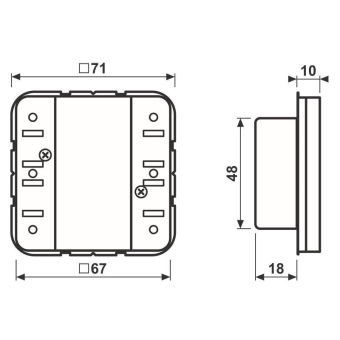 JG Tastsensor-Modul 24 V AC/DC CD5236TSM 