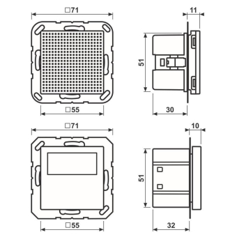Jung Smart Radio DAB+Set Mono    DABA1WW 