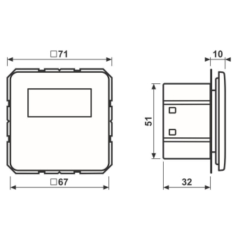 Jung Smart Radio               DABCDBTSW 