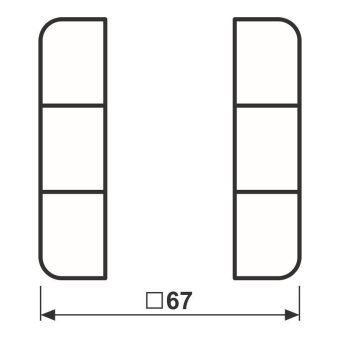 JG Tastensatz komplett 3fach  CD503TSAWW 