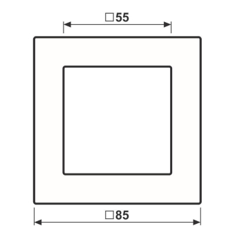 Jung Rahmen 1f senkrechte u A 5581 BF MO 