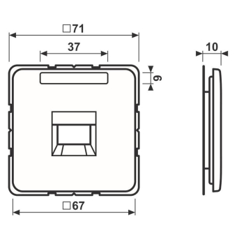 JG Abdeckung Modular             569-1WE 