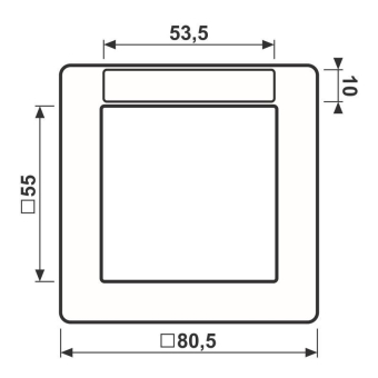 JG Rahmen 1fach         AS 581 BF INA WW 
