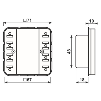 JG KNX Tastsensor-Modul        CD5071TSM 