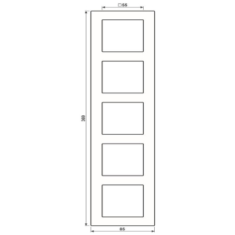 Jung Rahmen A 550             A5585BFSWM 