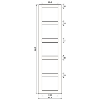 JG Rahmen 5fach             AS 585 NA WW 