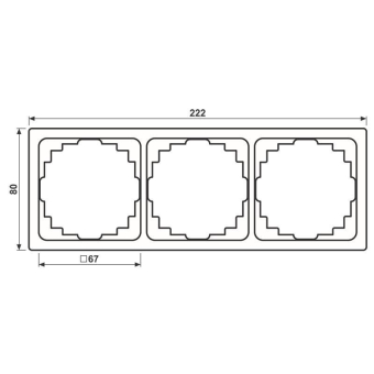 JG Rahmen f. Kab-Kan.-Inst.   CD 583 K O 