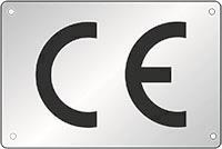 HEIN 8734 CE-Zeichen rechteckig 
