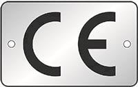 HEIN 8733 CE-Zeichen rechteckig 