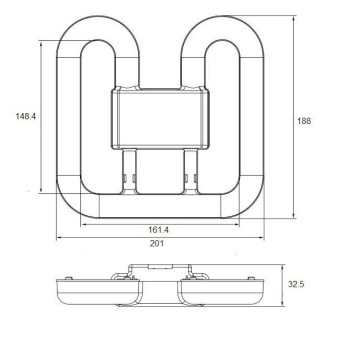 BAIL LED 2D 12,5-28W/835 1600lm   145872 
