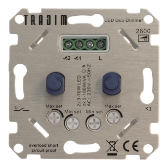 BAIL Tradim 2600 LED Dimmer Duo   145701 