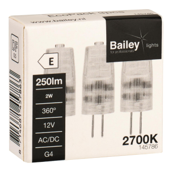 BAIL EcoPack 3pcs LED G4 12V 2W   145786 