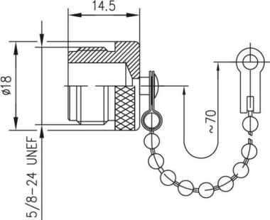 TEGA Abdeckkappe f.N-Stecker   100021257 