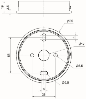 Werma Midi Adapter BM grau      26170001 