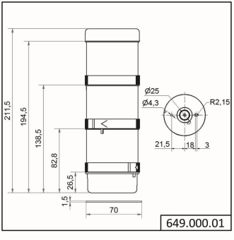 Werma KS72 Classic BWM 24VAC/DC 64900001 