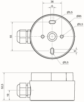 Werma Midi Adapter BM grau      26170002 