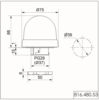 Werma LED-Leuchte USB EM 5VDC   81648053 
