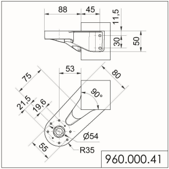 Werma Befestigungswinkel WM     96000041 