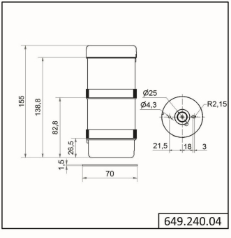 Werma Signalsäule KS71 BWM      64924003 