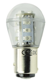 S&H LED Kugelform 15SMD 25x48mm    30212 