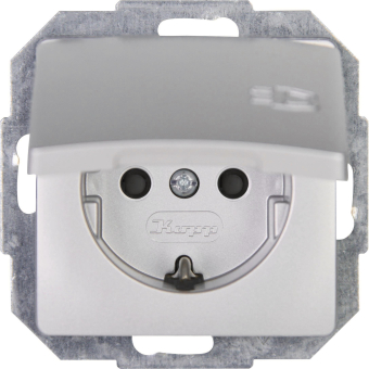 KOPP Steckdose m.D. PAR silb   920820085 