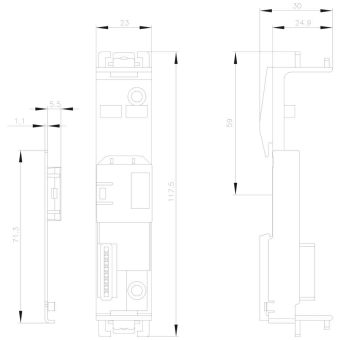 Siemens 3ZY12122FA00 Geräteabschluss- 