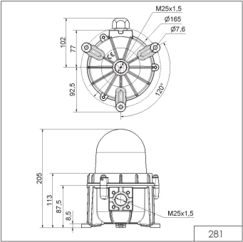 Werma LED-Hindernisfeuer BM     28141068 