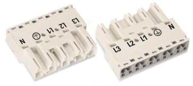 WAGO 770-235 Stecker,5-polig,weiß 