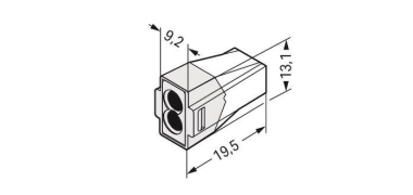 WAGO 773-602 Verbindungsdosenklemme,für 