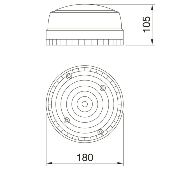 GEWISS Decken-u.Wandleuchte      GW80651 