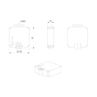 BEG PBM-KNX-DX-4W Binäres          93365 