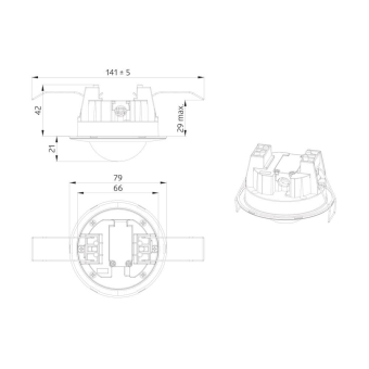 BEG 10xBL-2-DE Bewegungsmelder     93327 