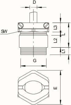 OBO 159 MS PG29 Kabelverschraubung 