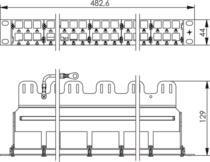 TG 19-Modulträger 1HE        H02025A0236 