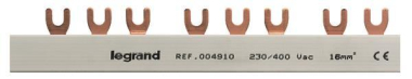 Legrand 004910 Gabelkammschiene 3-polig 