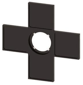 Siemens 3SU19000AM100AA0 Schildträger 