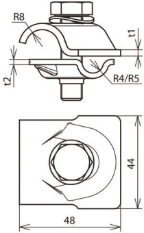 DEHN Mv-Klemme RD8-10/RD 16mm     392050 
