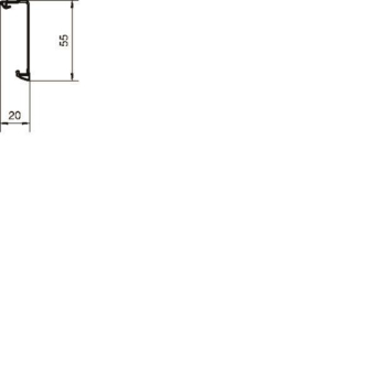 Hager Sockelleistenkanal-  SL20055219010 