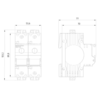 Siemens 5SG7153 MINIZED-Lasttrennschalt. 