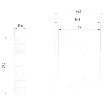 Siemens 5TE4800 Taster 1S/1Ö 20A 1 Taste 