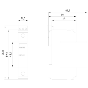 Siemens 5SD74611 Überspannungsableiter 