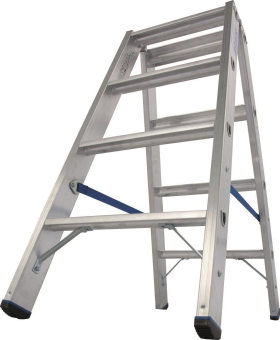 Krause Stufen-Doppelleiter Alu    124722 
