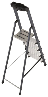 KRAU SECURO-Alu-Leiter 5 Stufen   126436 